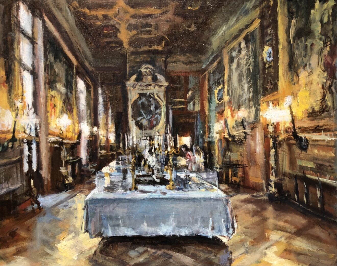 Chantilly 2, 24 x 30 inches, oil on canvas, 2024 $3600 To purchase: val@valnelson.ca